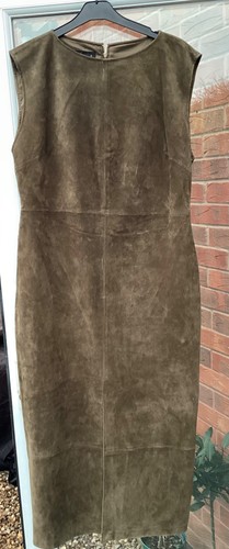 Zara 100 leather - 100%, khaki