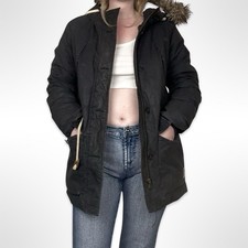 90s vibes sherpa hooded puffer