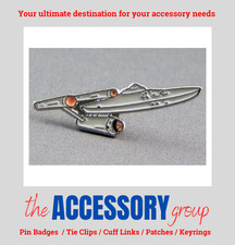 Brand new Star Trek Film Starship Enterprise Fighter pin badge tie pin badge