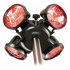 Black Parasol Heater 1800W La