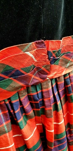 1980 tartan silk - 1980's,