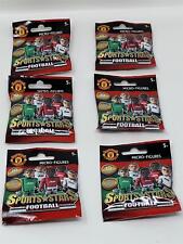 Character Building MAN UNITED Football Stars BUNDLE Micro Figures  - X 6 Bags