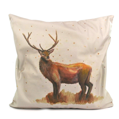 Stag cushion cover black - stag,