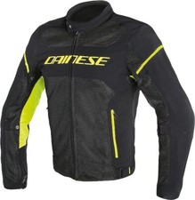 Dainese Air Frame D1 Tex Motorcycle /Bike Summer Mesh Air vent Jacket Black/Fluo