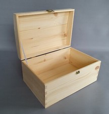 Large Plain Wood Chest