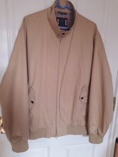 Charles Tyrwhitt Mens Light Brown Harrington Style Jacket Size 46R