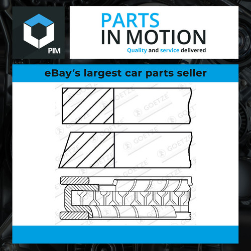 Piston rings kit single - piston, (single