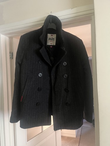 Superdry peacoat pea coat - coat, wool
