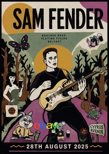 Sam fender belfast - belfast, a4