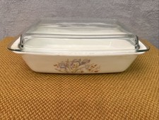 Vintage Pyrex Blue Iris