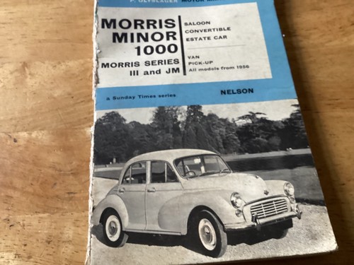 Morris minor 1000 hand book - morris,