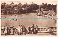 R296162 Boating Lake Egerton Park Bexhill on Sea 1932 Norman S and E 1952