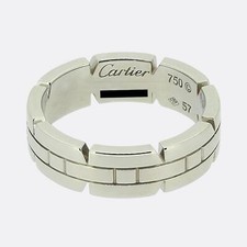 Cartier Tank Band Ring Size P