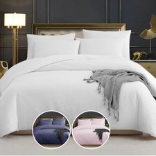 100% Waffle Duvet Cover Quilt