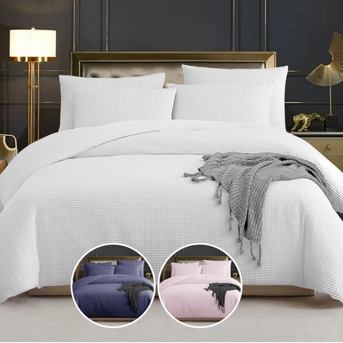 100 waffle duvet cover quilt - waffle,