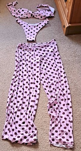 Shein pink black polka - pink,