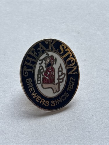 Theakstons beer metal badge - beer,