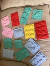 Disney silicone fondant/ chocolate moulds x14 pre owned
