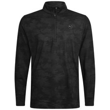 Puma Cloudspun Camo Mens 1/4 Zip Golf Top. RRP£60, Our Price £20