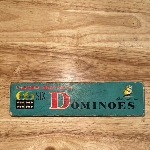 Vintage dominoes game - dominoes,