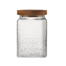 Elegant Clear Glass Jar