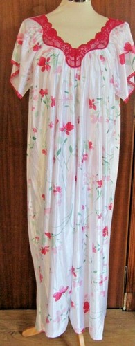 White floral nightie - floral,