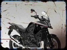 A4 Metal Sign motorbike