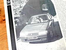 ROVER MG MONTEGO TURBO & 216 VITESSE - ORIGINAL CLASSIC CAR ROAD TEST REVIEW