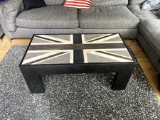 Coffee table with union jack