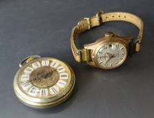 VINTAGE LAREX WRIST & LUCERNE PENDANT WATCH - POOR CONDITION SPARES REPAIR ONLY