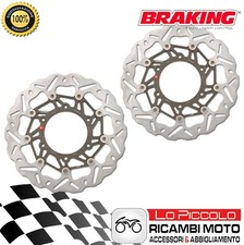 Pair Brake Discs Braking Wave