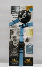 Dog Bath Leash Blue Adjustable