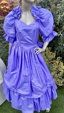 Bridesmaid dress vintage 1980s Cinderella Victorian gothic halloween Party XS