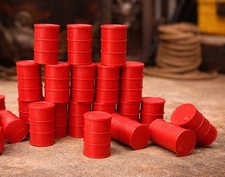 25 x Oil Drums Barrels 1:50