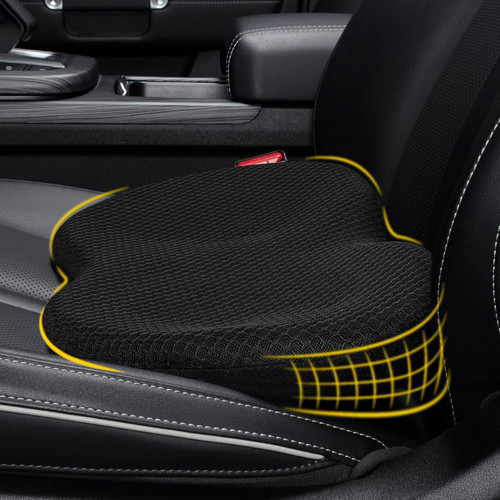 Wedge car seat cushion memory - car, cushion: