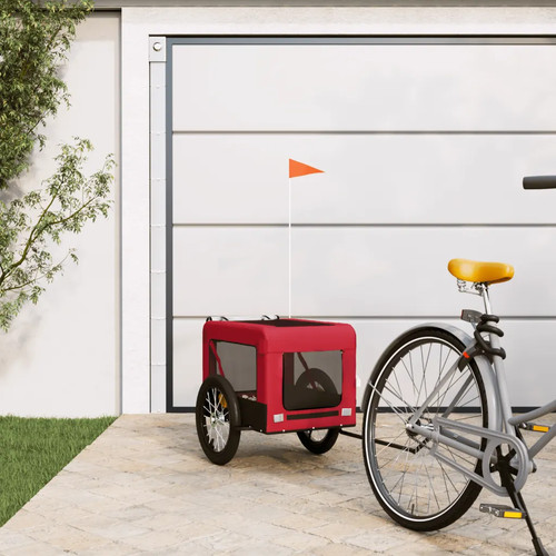 Walplus pet bike trailer red - trailer,