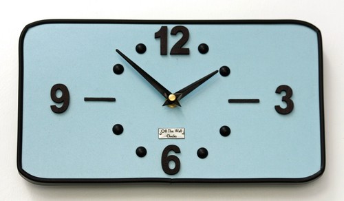 New 30cm mid century blue - new, wall