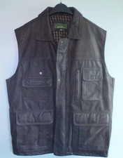 Hidepark Brown Leather Gilet