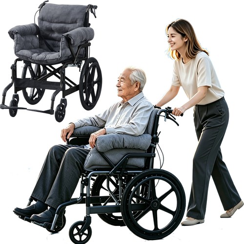 Lightweight folding wheelchair - folding,