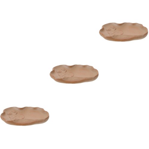 3pcs coffee color ceramic - 3pcs,
