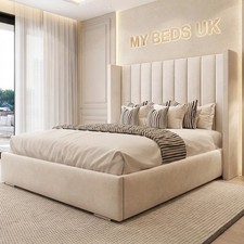 Ottoman Winged Panel Bed Frame