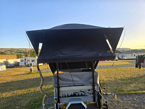 Tent box with trailer - xl,