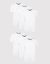 Hanes Men's White Crewneck
