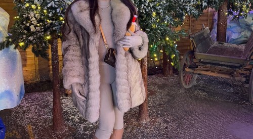 Fox fur coat vintage - fox,