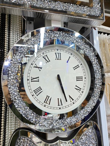 Large round crushed - crushed, mirror