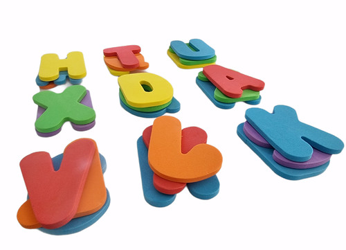 Baby bath letters - letters, foam