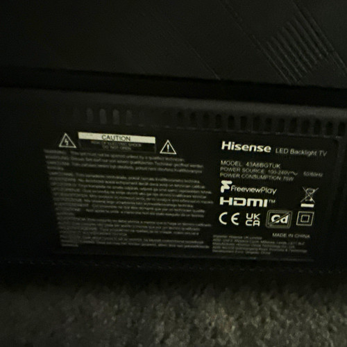 Hisense 43a6bgtuk 43in - 43a6bgtuk,