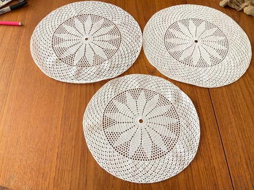 Vintage hand crochet matsj - vintage,