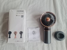 MOSIN 4000mAh Handheld Rechargeable 5-Speed Portable Fan with LED Display