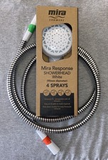 Mira Response Shower Head + EXTRA LONG 2m Hose - See Pics - Buy It Now £49.95